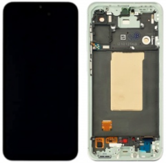 Pantalla completa con marco para Samsung Galaxy A56 5G A566 verde original