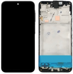Pantalla completa con marco para Samsung Galaxy A16 4G A165 negra original