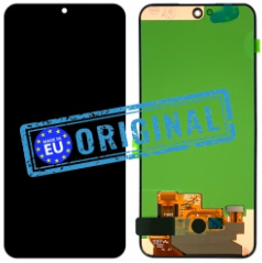 Pantalla completa sin marco para Samsung GalaxyA35 5G A356/ A55 5G A556 negra original EU