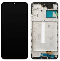 Pantalla completa con marco para Samsung Galaxy A25 5G A256 negra TFT
