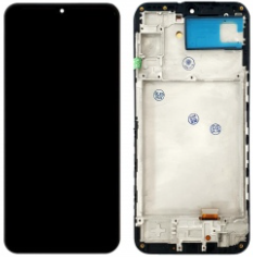 Pantalla completa con marco para Samsung Galaxy A24 4G A245 negra OLED