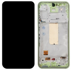 Pantalla completa con marco para Samsung Galaxy A54 5G A546 verde original