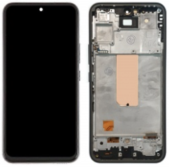 Pantalla completa con marco para Samsung Galaxy A54 5G A546 negra TFT