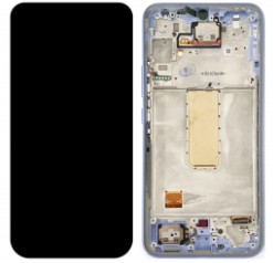 Pantalla completa con marco para Samsung Galaxy A34 5G A346 violeta original