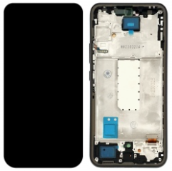 Pantalla completa con marco para Samsung Galaxy A34 5G A346 negra OLED