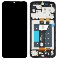 Pantalla completa con marco para Samsung Galaxy A14 5G A146P negra original(Conector Corto) EU