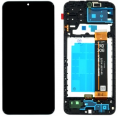 Pantalla completa con marco para Samsung Galaxy A13 A137 2022 negra original EU
