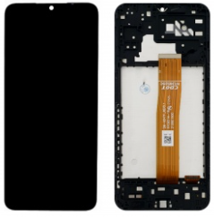 Pantalla completa con marco para Samsung Galaxy A04S A047F CDOT negra original China