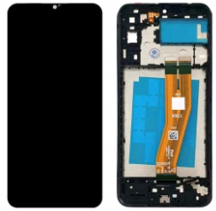 Pantalla completa con marco para Samsung Galaxy A04E A042 negra original China