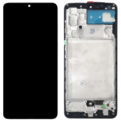 Pantalla completa con marco para Samsung Galaxy A32 4G A325 negra TFT