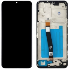 Pantalla completa con marco para Samsung Galaxy A22 5G A226 negra original China