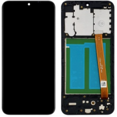 Pantalla completa con marco para Samsung Galaxy A20E A202 negra original China