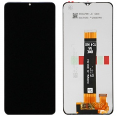 Pantalla completa sin marco para Samsung Galaxy A12 2021 A127/A032 A032F negra BOE B8 original