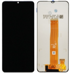 Pantalla completa para Samsung Galaxy A12 A125 negra original Versión V04T