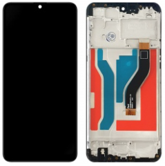 Pantalla completa con marco para Samsung Galaxy A10S A107F negra original China