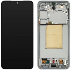 Pantalla completa con marco para Samsung Galaxy S25 FE 5G S731 negra original(Assembled)