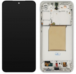 Pantalla completa con marco para Samsung Galaxy S25 FE 5G S731 plata original(Assembled)