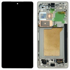 Pantalla completa con marco para Samsung Galaxy S25 Ultra S938 plata original(Assembled)