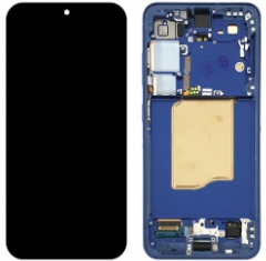 Pantalla completa con marco para Samsung Galaxy S25 5G S931 navy/azul marino original