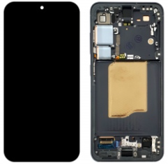 Pantalla completa con marco para Samsung Galaxy S25 5G S931 negra original