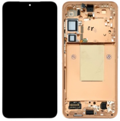 Pantalla completa con marco para Samsung Galaxy S24 Plus S926 naranja original