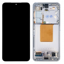 Pantalla completa con marco para Samsung Galaxy S24 S921 negra original