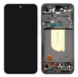 Pantalla completa con marco para Samsung Galaxy S23 FE 5G S711 negra original(Assembled)