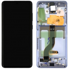 Pantalla Completa Con Marco Para Samsung Galaxy S20 Plus 5G G985 G986 Violeta Original