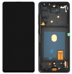 Pantalla completa con marco para Samsung Galaxy S20 FE 5G G780 G781 navy OLED