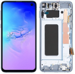 Pantalla Completa Con Marco Para Samsung Galaxy S10e G970F Azul Original