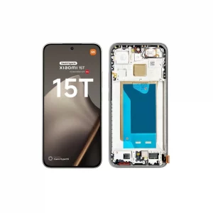 Pantalla completa con marco para Xiaomi 15T 5G negra original
