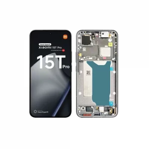 Pantalla completa con marco para Xiaomi 15T Pro 5G gris original