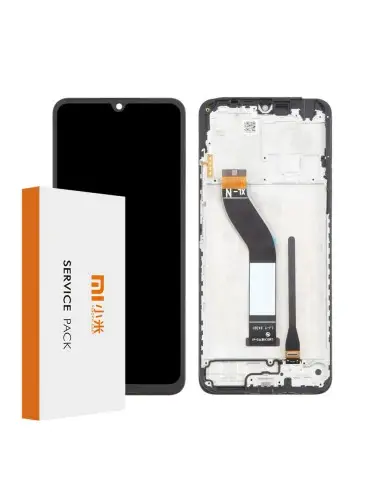 Pantalla completa con marco para Xiaomi Redmi 14C negra original China