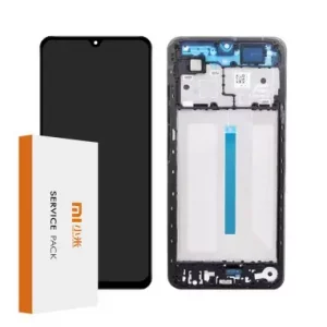 Pantalla completa con marco para Xiaomi Redmi A5 Flex corto negra original