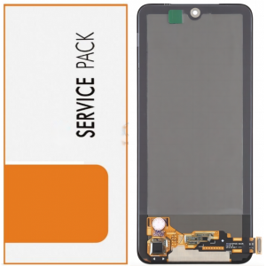 Pantalla completa para Xiaomi Redmi 13C 4G/5G/C65 4G negra original Flex "V-3"(Service Pack)