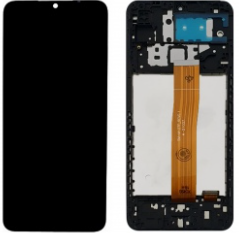 Pantalla completa con marco para Samsung Galaxy M12 M127F negra original China