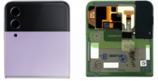 Pantalla completa para Samsung Galaxy Z Flip 4 5G F721B violeta original