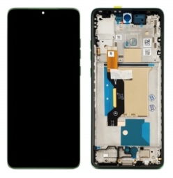 Pantalla completa con marco para Motorola Edge 60 XT2505 verde/shamrock original