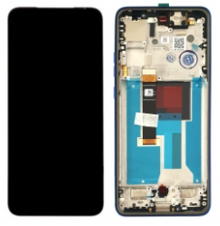 Pantalla completa con marco para Moto Edge 50 Neo azul original