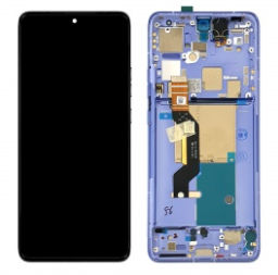 Pantalla completa con marco para Motorola Edge 50 Pro XT2403 violeta original