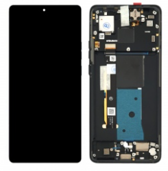 Pantalla completa con marco para Motorola Edge 40 XT2303-2 negra original