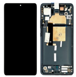 Pantalla completa con marco para Motorola Edge 30 Fusion XT2243 negra original