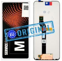 Pantalla completa para Motorola Moto G35 5G negra original(Service Pack) EU