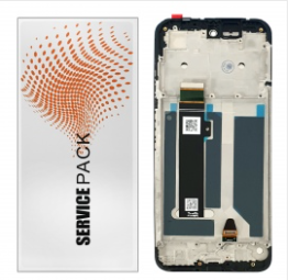 Pantalla completa con marco para Motorola Moto G34 5G negra