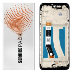 Pantalla completa con marco para Motorola Moto G32 4G negra original China