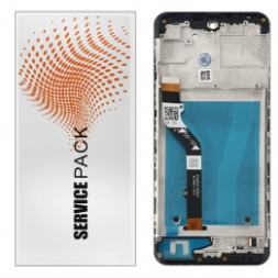 Pantalla completa con marco para Motorola Moto G60 negra original China
