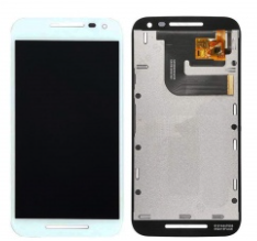 Pantalla completa para Motorola Moto G3 XT1541 blanca