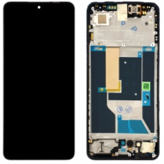 Pantalla completa con marco para Oppo Realme 14T 5G RMX5078 negra original